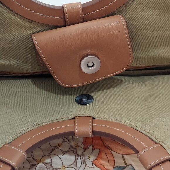 Fossil Floral Canvas Crossbody Purse - Picture 3 of 11